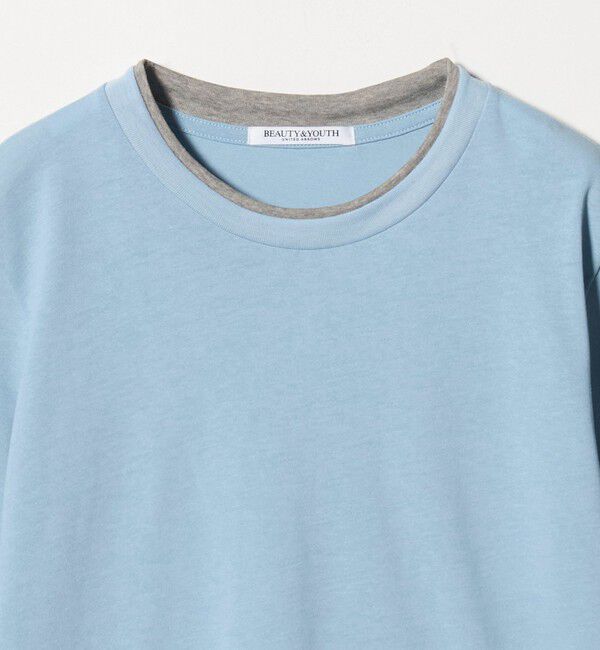 BEAUTY&YOUTH UNITED ARROWS「コットン レイヤード クルーネックTシャツ」|Tシャツ・カットソー|