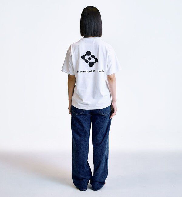 SHIPS「City Ambient Products: スタンダード ロゴ プリント Tシャツ」|Tシャツ・カットソー|