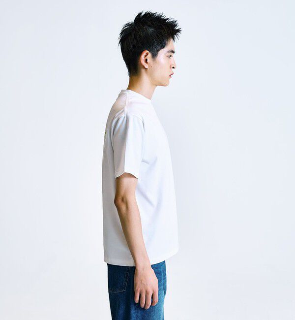 SHIPS「City Ambient Products: スタンダード ロゴ プリント Tシャツ」|Tシャツ・カットソー|