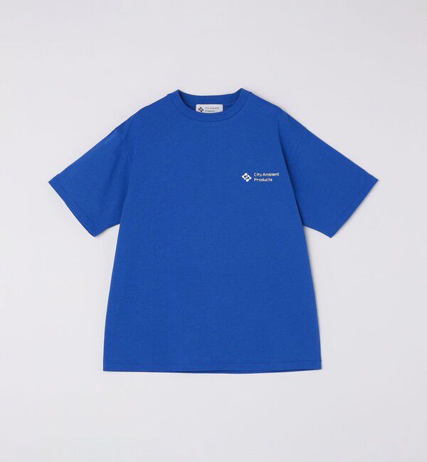 SHIPS「City Ambient Products: スタンダード ロゴ プリント Tシャツ」|Tシャツ・カットソー|