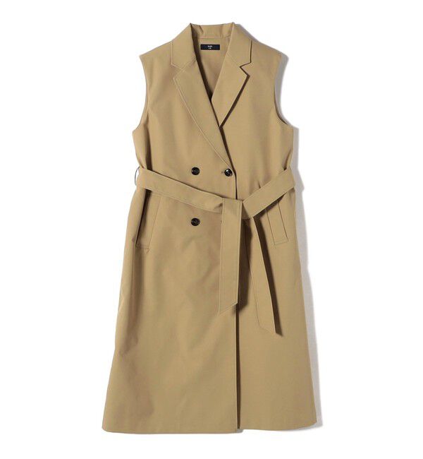 SHIPS Colors 「SHIPS Colors:〈手洗い可能〉トレンチ 2WAY ジレ ワンピース」|ジャンパースカート|
