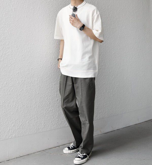 SHIPS any「SHIPS any:〈洗濯機可能〉エアロ スケープ メッシュ 鹿の子 リブ Tシャツ◆」|Tシャツ・カットソー|