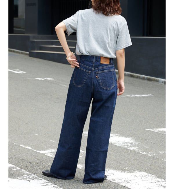 OUTDOOR PRODUCTS Usual Things「追加5 ULTデニムハイライズルーズ5PKT」|デニム|