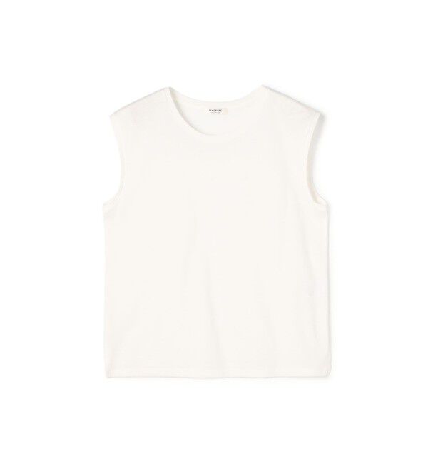 MACPHEE「ハイゲージジャージー ノースリーブプルオーバー」|Tシャツ・カットソー|11 ホワイト