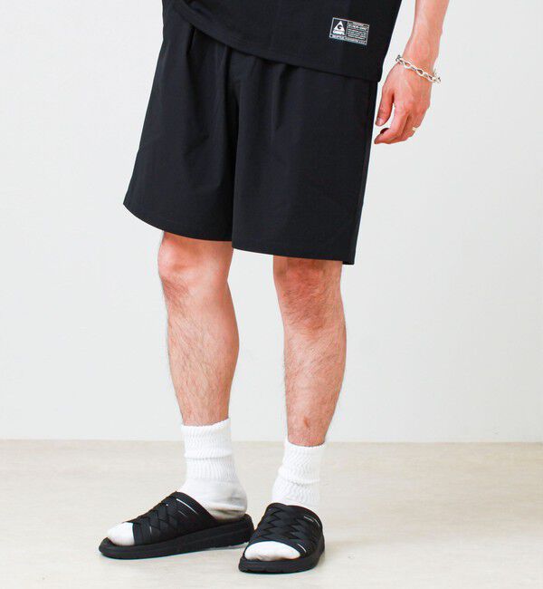 GLOSTER「【接触冷感/セットアップ対応】SoftCool ショートパンツ」|その他|ブラック