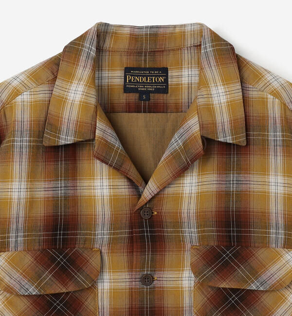  「PENDLETON | オープンカラー 半袖シャツ WOMEN」|シャツ・ブラウス|