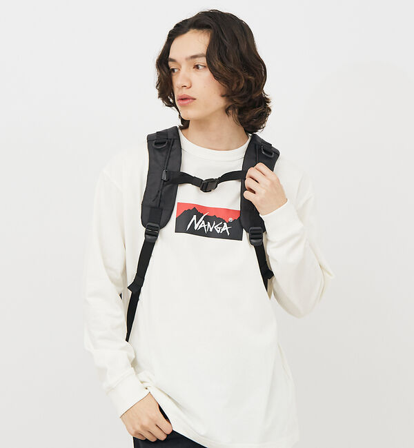 ABAHOUSE「【NANGA/ナンガ】ECO HYBRID BOX LOGO LS/ボックスロゴ」|Tシャツ・カットソー|