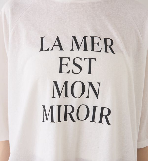 Rouge vif「シアーロゴオーバーサイズTシャツ【予約】」|Tシャツ・カットソー|