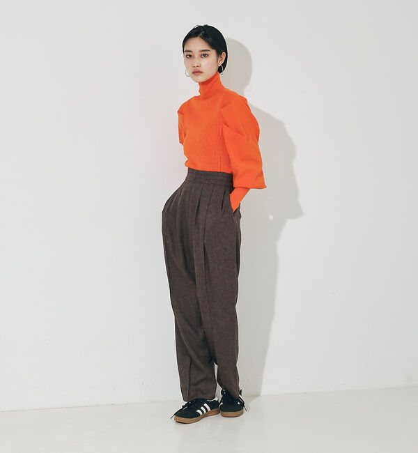 NOMINE「【セットアップ対応可】シャーク3タックテーパードパンツ」|スラックス|