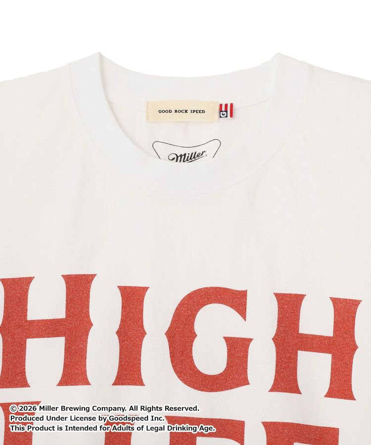 GARAGE OF GOOD CLOTHING「【GOOD ROCK SPEED】Miller HIGH LIFE T」|Tシャツ・カットソー|