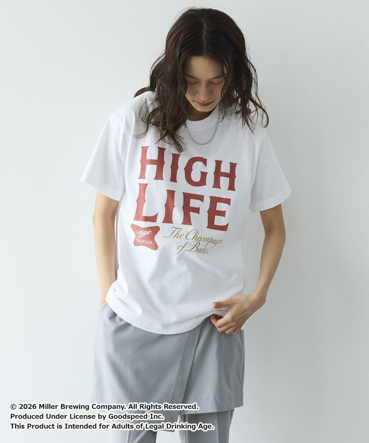 GARAGE OF GOOD CLOTHING「【GOOD ROCK SPEED】Miller HIGH LIFE T」|Tシャツ・カットソー|