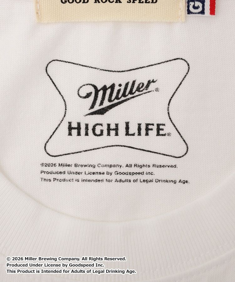 GARAGE OF GOOD CLOTHING「【GOOD ROCK SPEED】Miller HIGH LIFE T」|Tシャツ・カットソー|