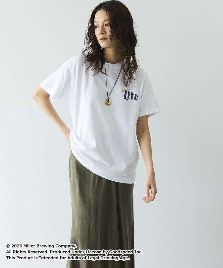 GARAGE OF GOOD CLOTHING「【GOOD ROCK SPEED】Miller Lite T」|Tシャツ・カットソー|Off White