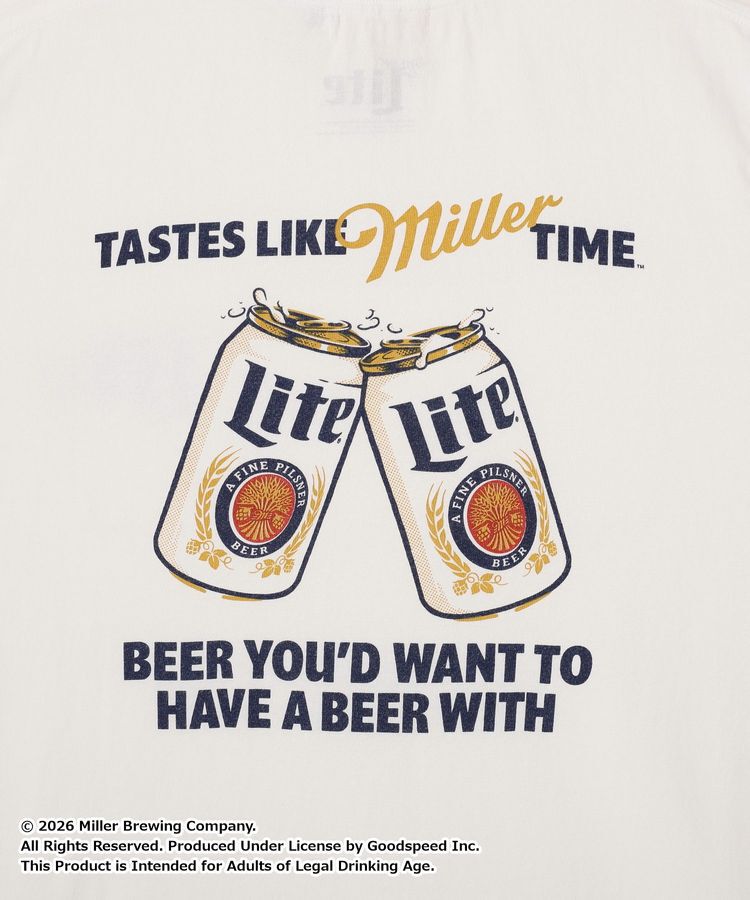 GARAGE OF GOOD CLOTHING「【GOOD ROCK SPEED】Miller Lite T」|Tシャツ・カットソー|
