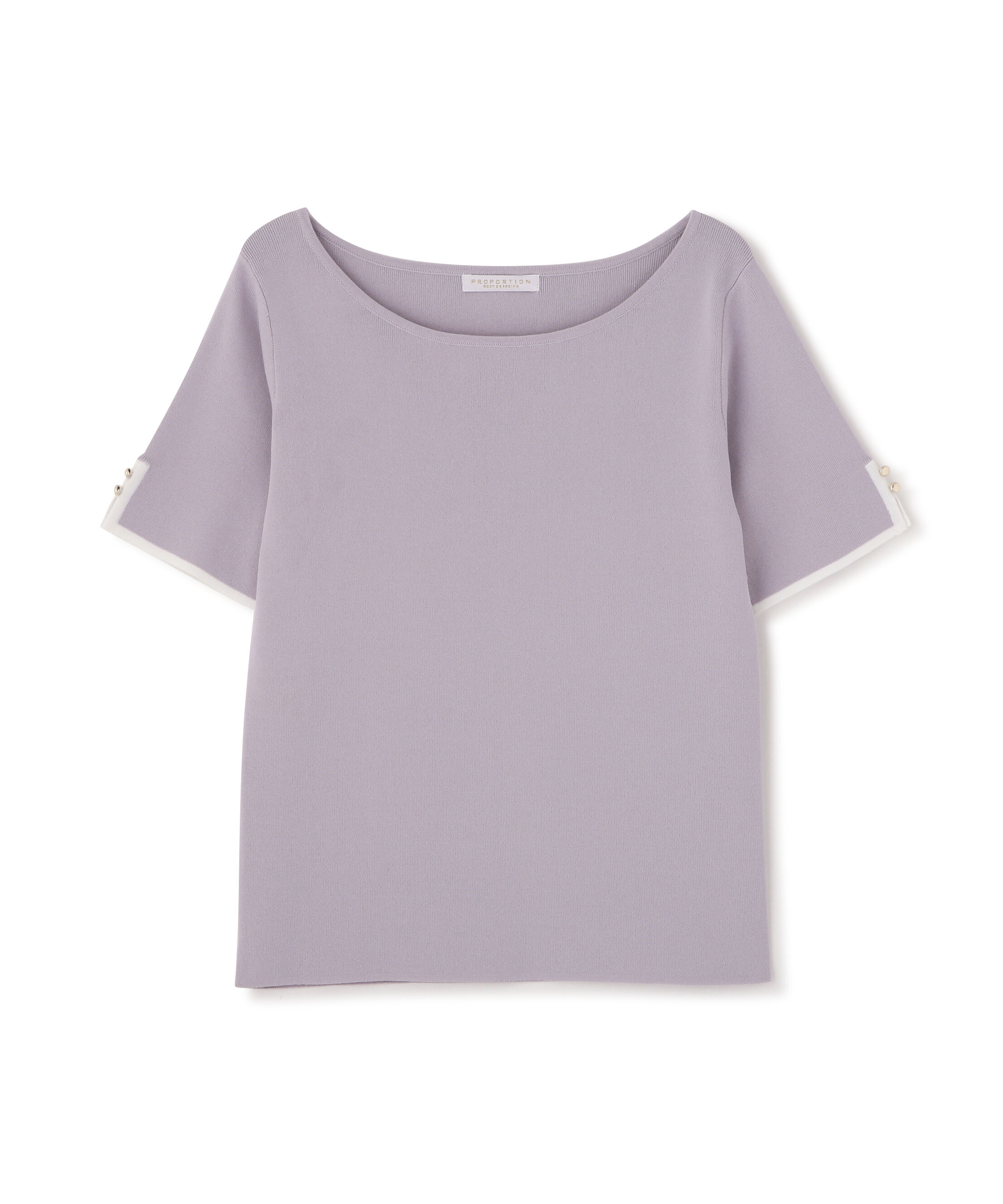 PROPORTION BODY DRESSING「5分袖ベーシックニット 26SS」|ニット・セーター|