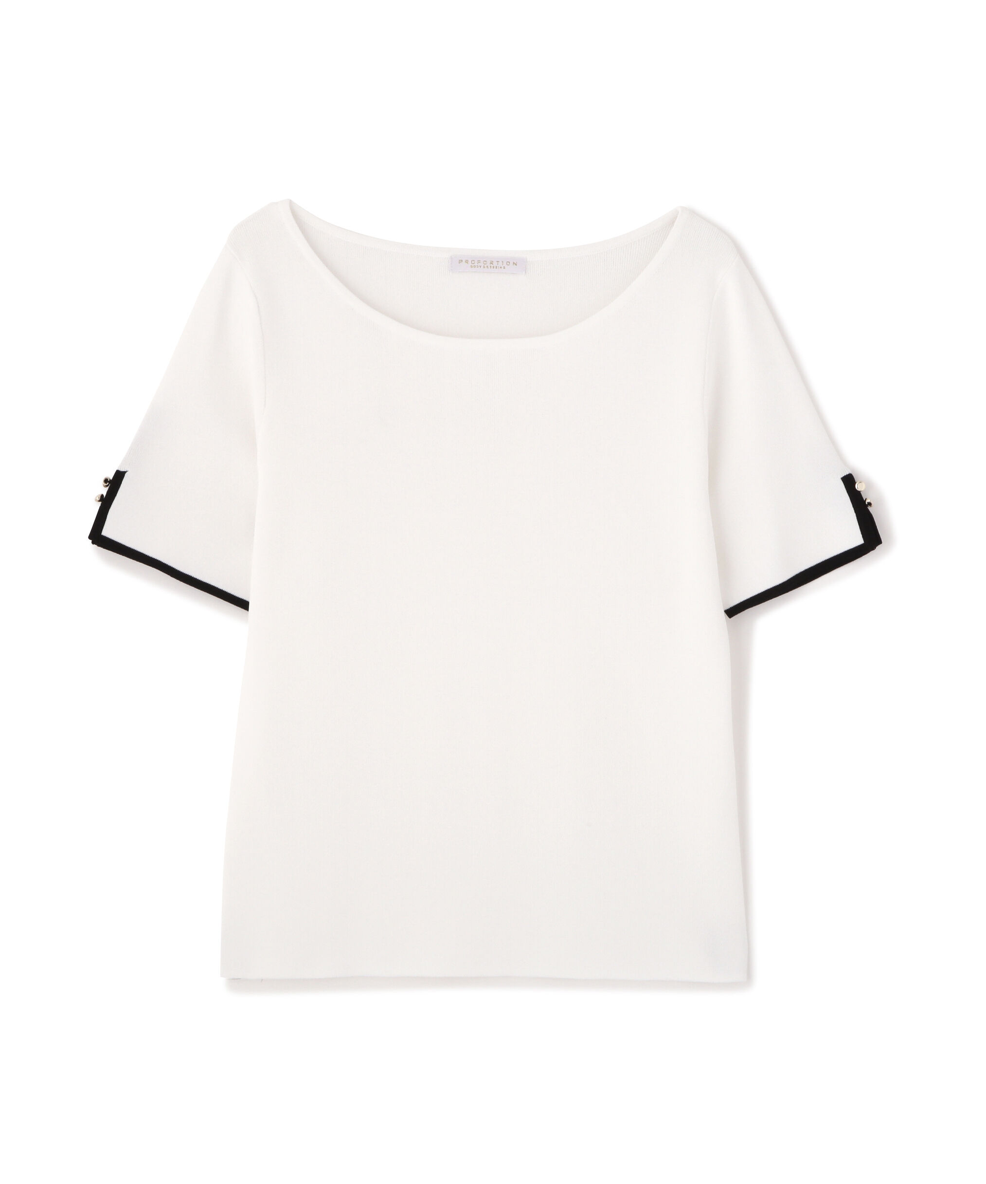 PROPORTION BODY DRESSING「5分袖ベーシックニット 26SS」|ニット・セーター|