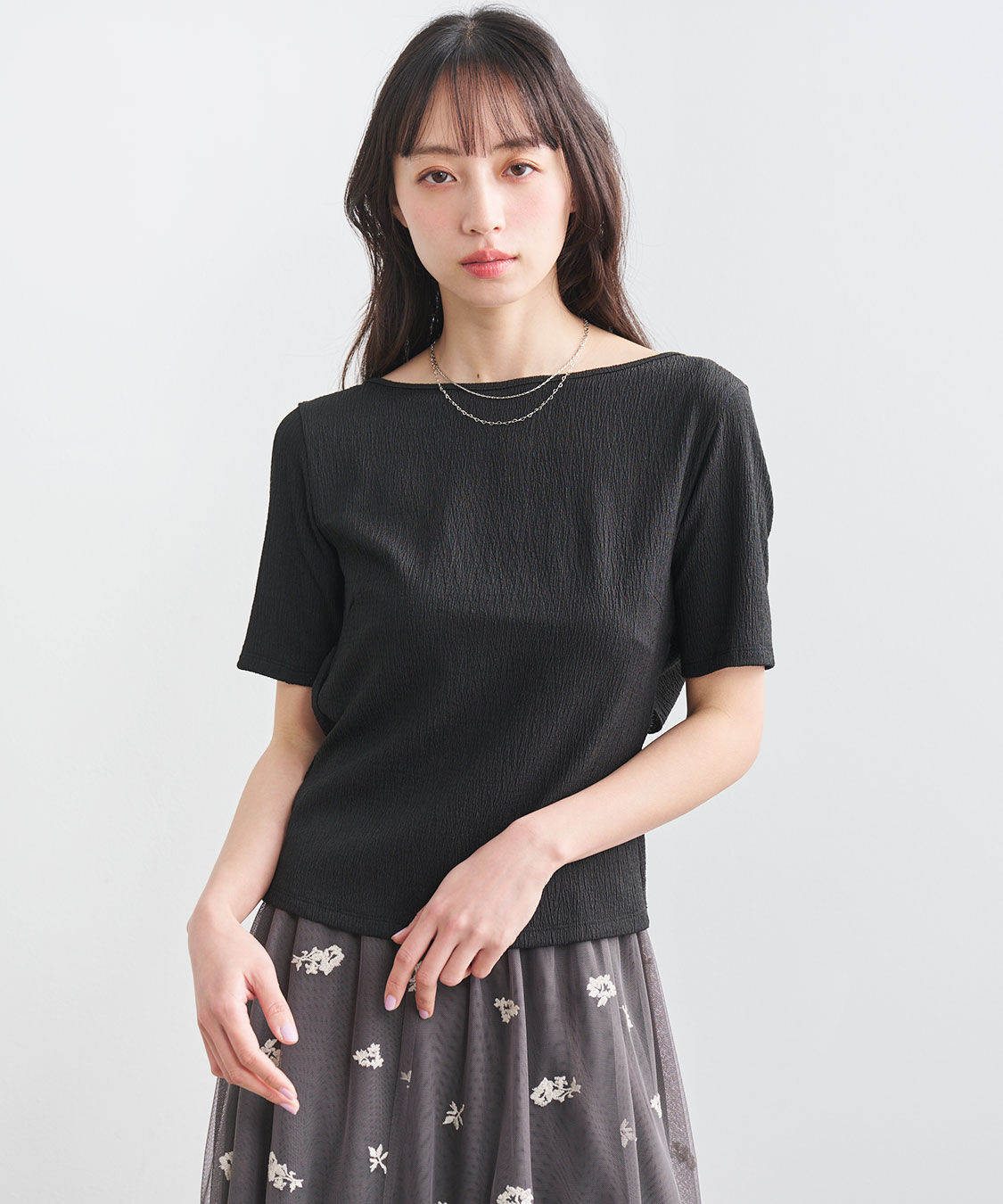 COCO DEAL「バックシャンリボンカットソートップス」|Tシャツ・カットソー|