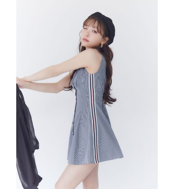 RESEXXY「【FILA】サイドラインシャツワンピース」|ワンピース|
