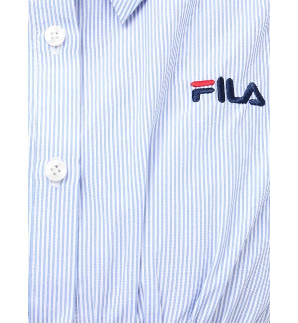RESEXXY「【FILA】サイドラインシャツワンピース」|ワンピース|