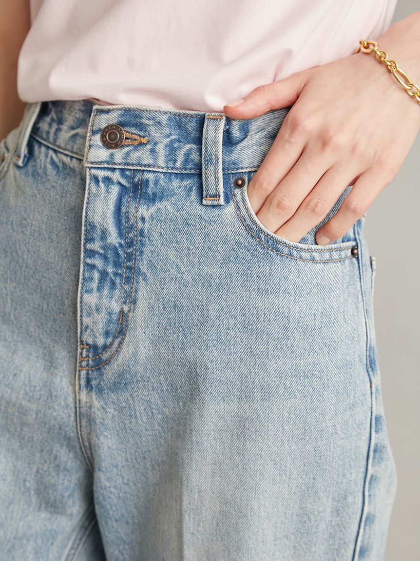Mila Owen「【MILA PANTS】フレアデニムパンツ」|デニム|