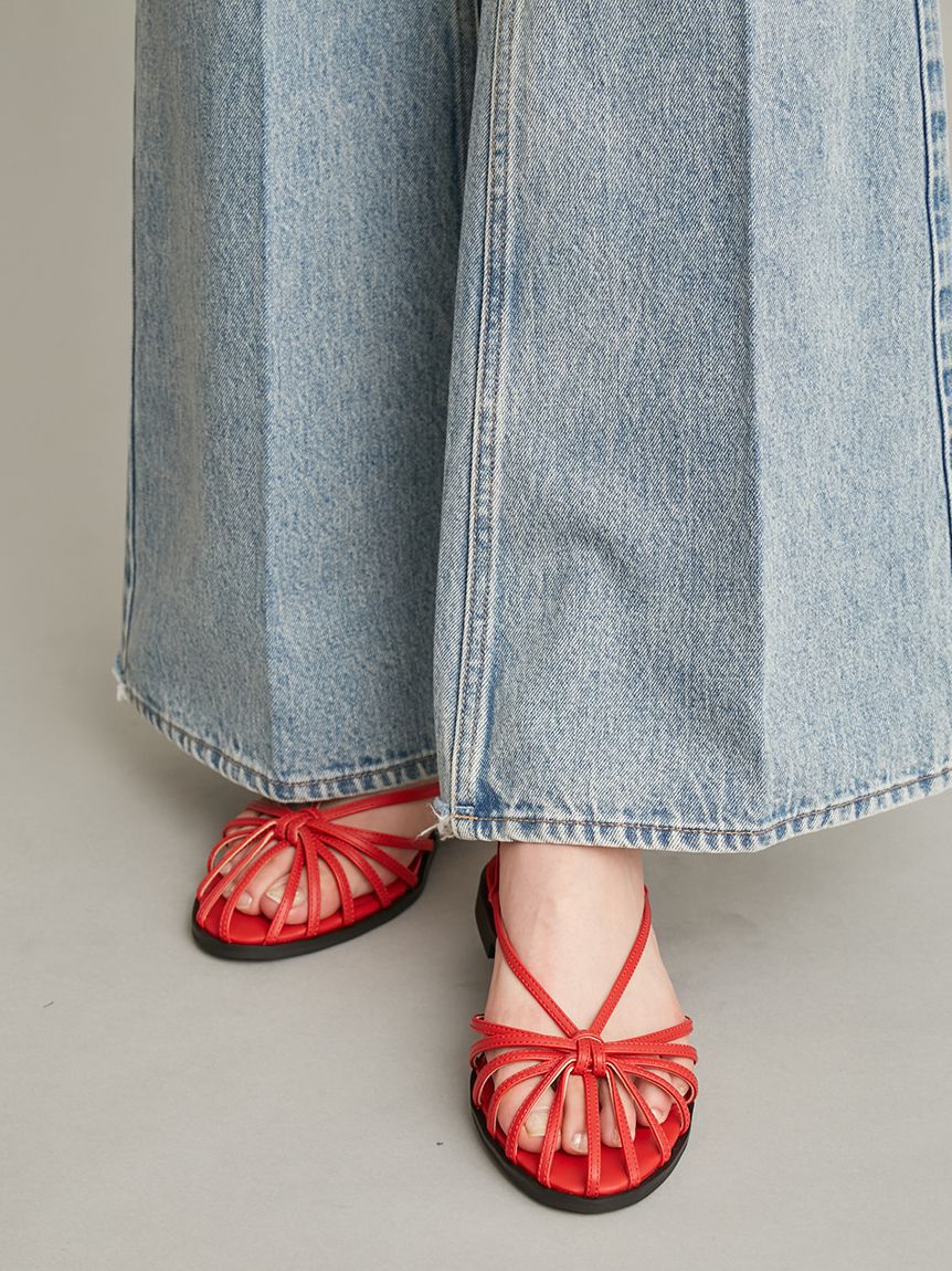 Mila Owen「【MILA PANTS】フレアデニムパンツ」|デニム|