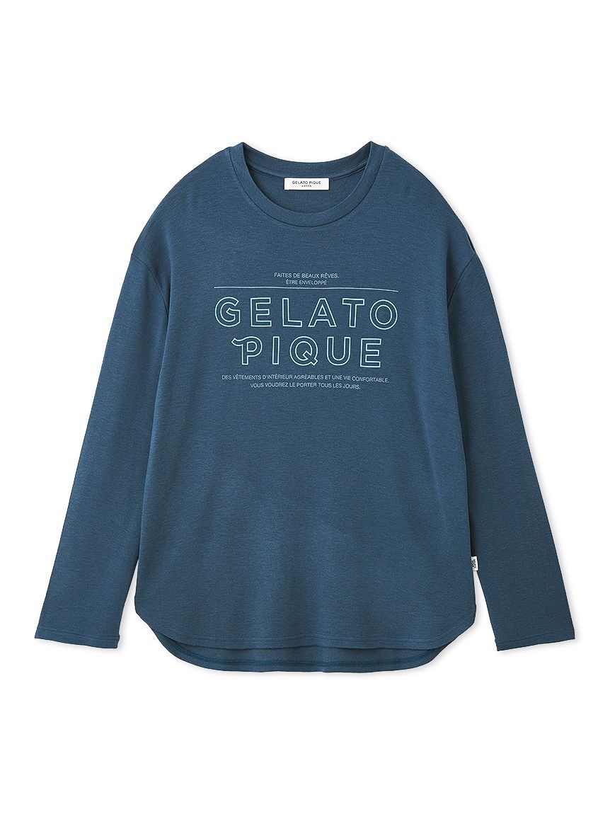 GELATO PIQUE HOMME「【HOMME】吸湿発熱レーヨンロンT」|ルームウェア|