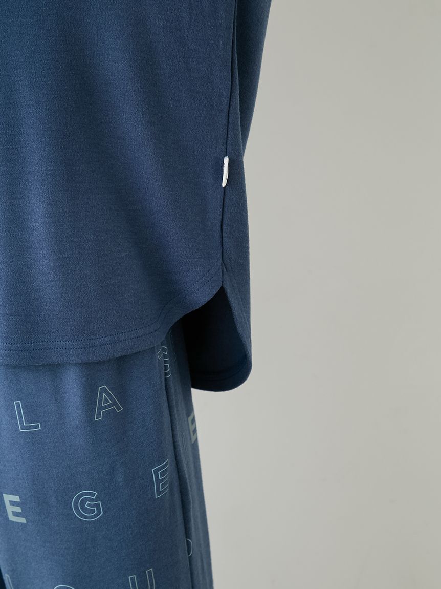 GELATO PIQUE HOMME「【HOMME】吸湿発熱レーヨンロンT」|ルームウェア|