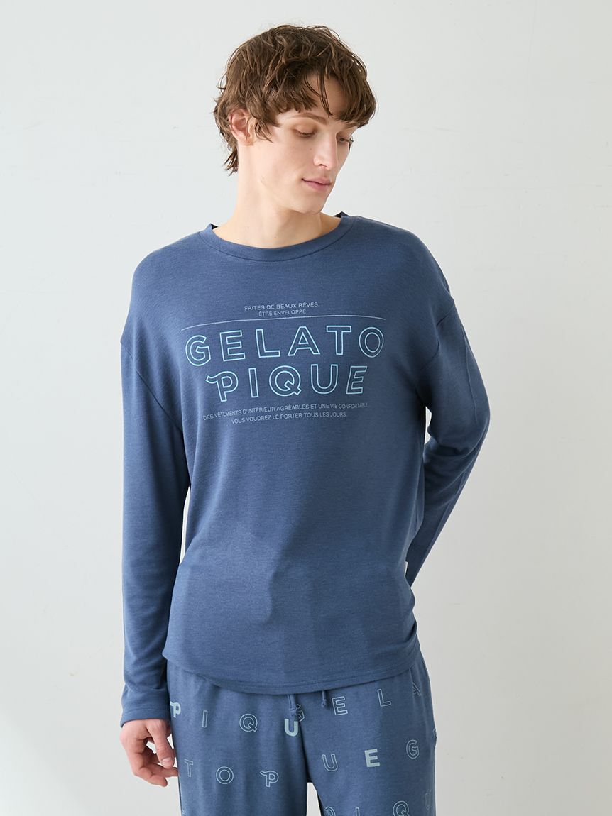 GELATO PIQUE HOMME「【HOMME】吸湿発熱レーヨンロンT」|ルームウェア|