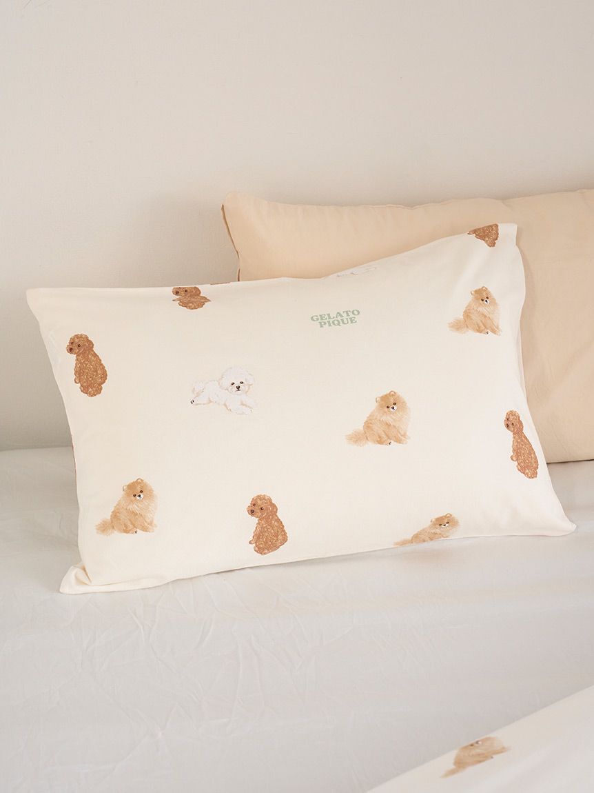 gelato pique Sleep「【Sleep】DOG柄プリントピローケース」|その他|CRM