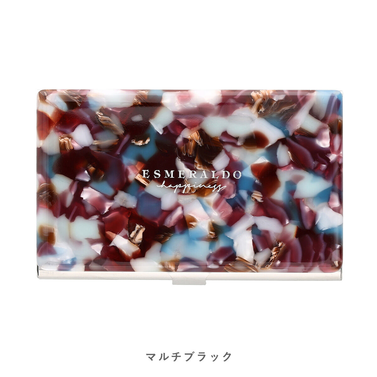  「ESMERALDO happiness エスメラルド・ハピネス スリムネームカードケース」|チャーム・キーホルダー|ﾏﾙﾁﾌﾞﾗｯｸ