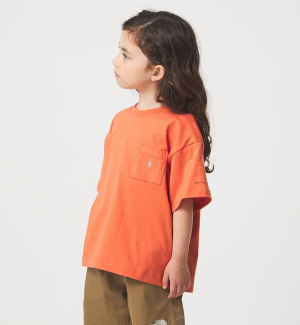 UNITED ARROWS green label relaxing「ロゴ刺しゅう Tシャツ / キッズ  100cm-160cm」|Tシャツ・カットソー|