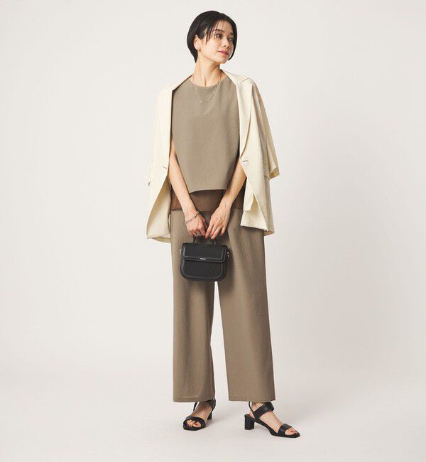 UNITED ARROWS green label relaxing「【結論シリーズ】ダブルフレアオールインワン［size SHORT/TALLあり］」|オールインワン|