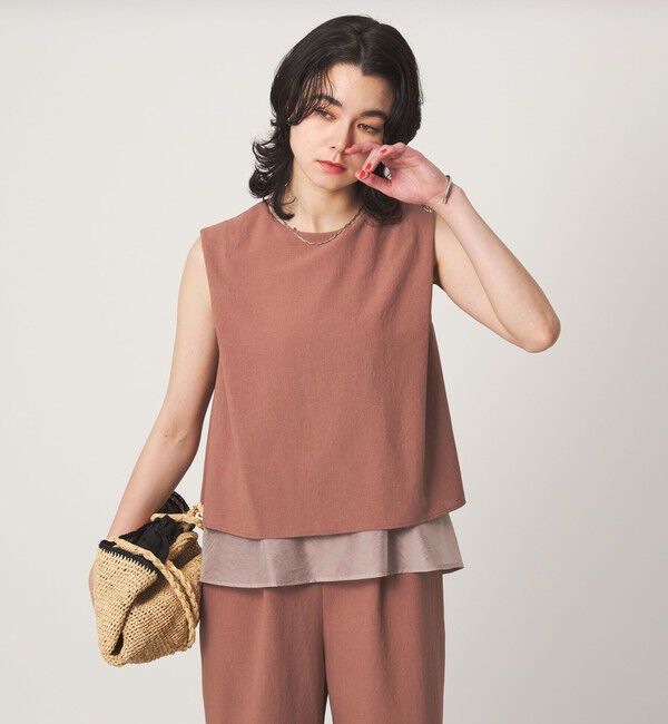 UNITED ARROWS green label relaxing「【結論シリーズ】ダブルフレアオールインワン［size SHORT/TALLあり］」|オールインワン|