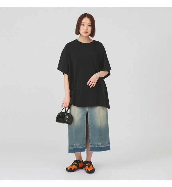 Ray BEAMS 「フロスト 加工 タック ビッグ Tシャツ」|Tシャツ・カットソー|