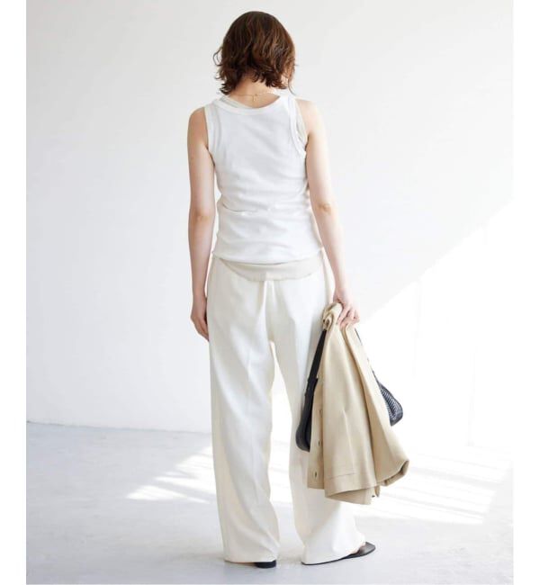 SLOBE IENA「《追加2》basic タンクトップ」|タンクトップ|