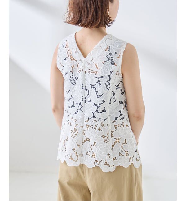 journal standard L'essage「フラワーレースベスト」|シャツ・ブラウス|