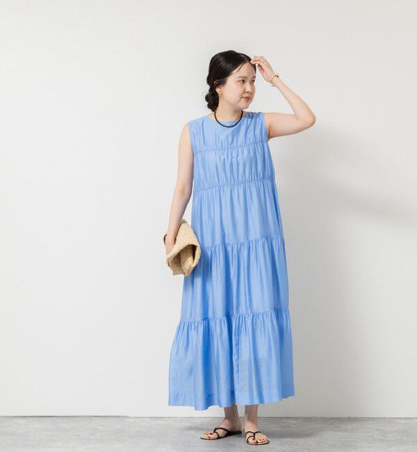 NOLLEY'S sophi「ウォッシャブルシアーローンティアード2WAYワンピース」|ワンピース|