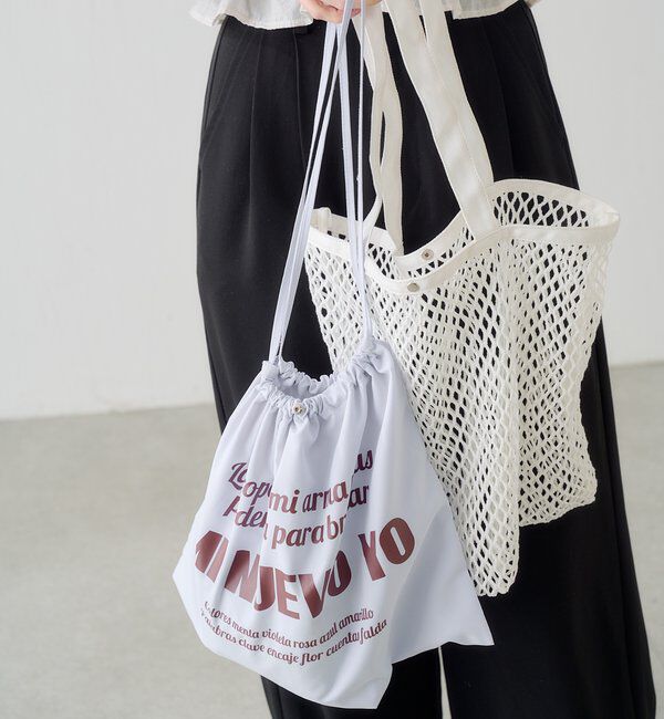  「ロゴ巾着&メッシュバッグSET」|トートバッグ|
