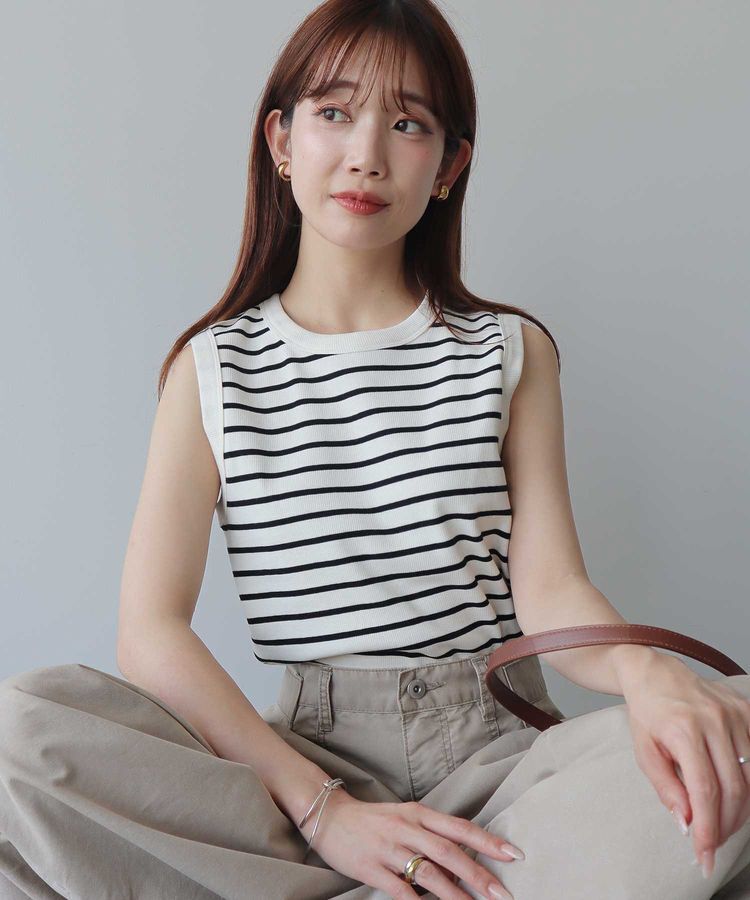 earth music&ecology「【WEB限定】リブタンクトップ」|インナー|