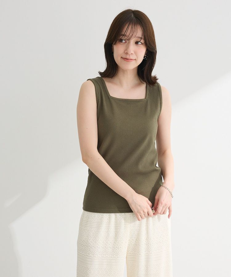 Green Parks「前後2WAY リブタンクトップⅡ」|インナー|