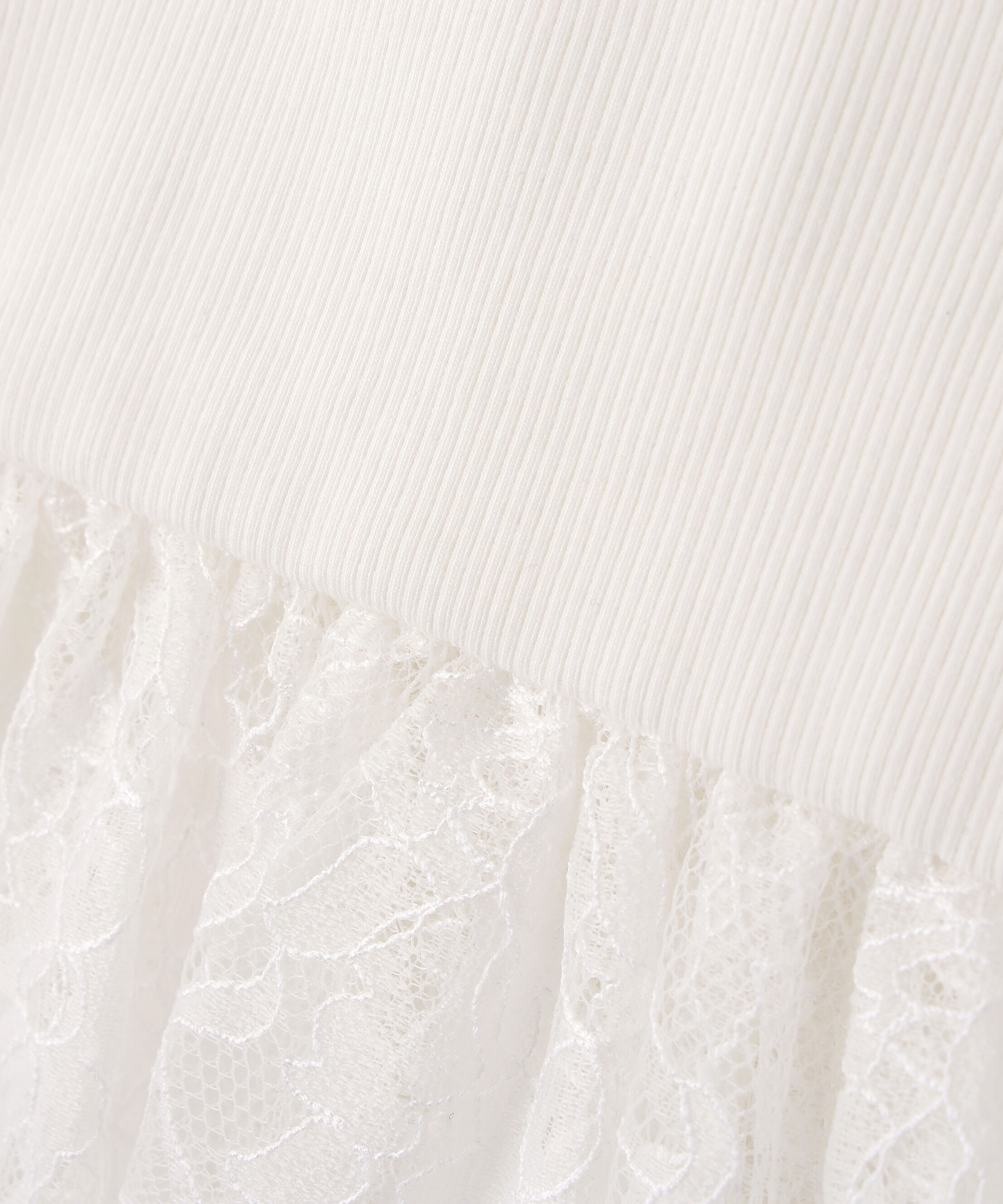 PROPORTION BODY DRESSING「〈a/mie〉レースペプラムタンク」|Tシャツ・カットソー|