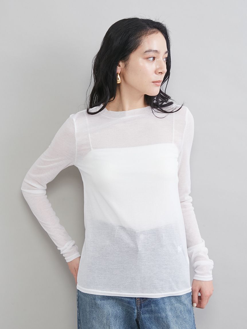 Mila Owen「ウールテンセルシアーロングＴシャツ」|Tシャツ・カットソー|