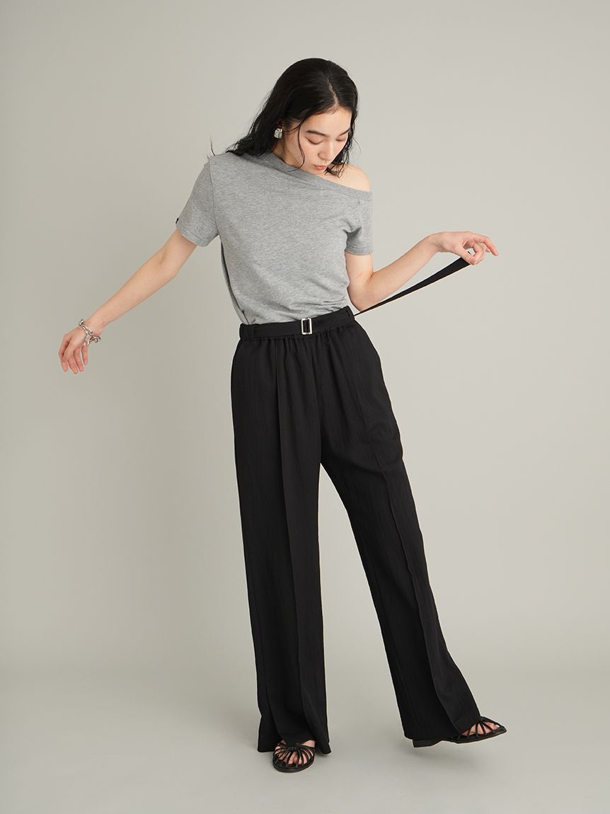 Mila Owen「【MILA PANTS】【UVカット】【接触冷感】イージーパンツ」|チノ|
