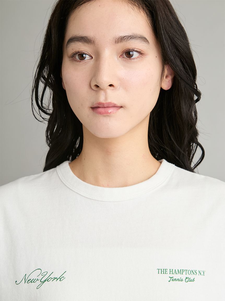 Mila Owen「ＴＥＮＮＩＳ ＣＬＵＢグラフィックＴシャツ」|Tシャツ・カットソー|