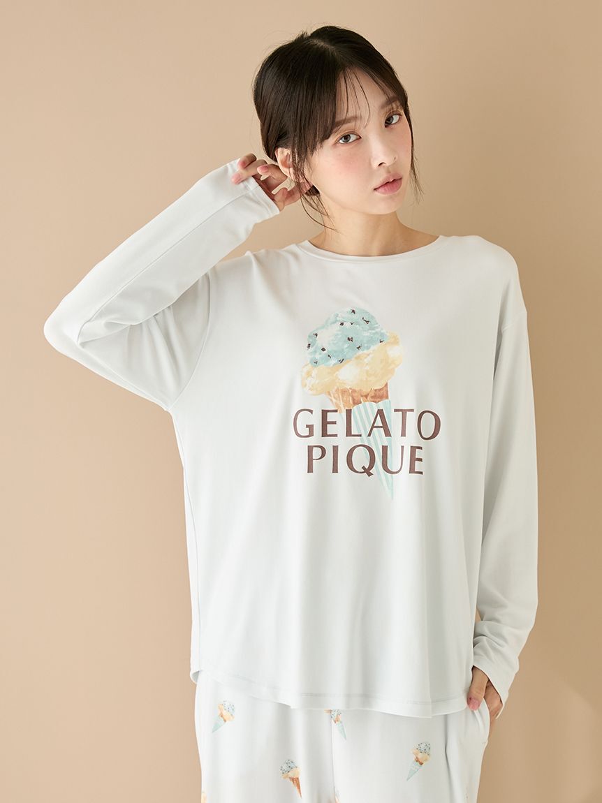 gelato pique「アイスワンポイントロンT」|ルームウェア|
