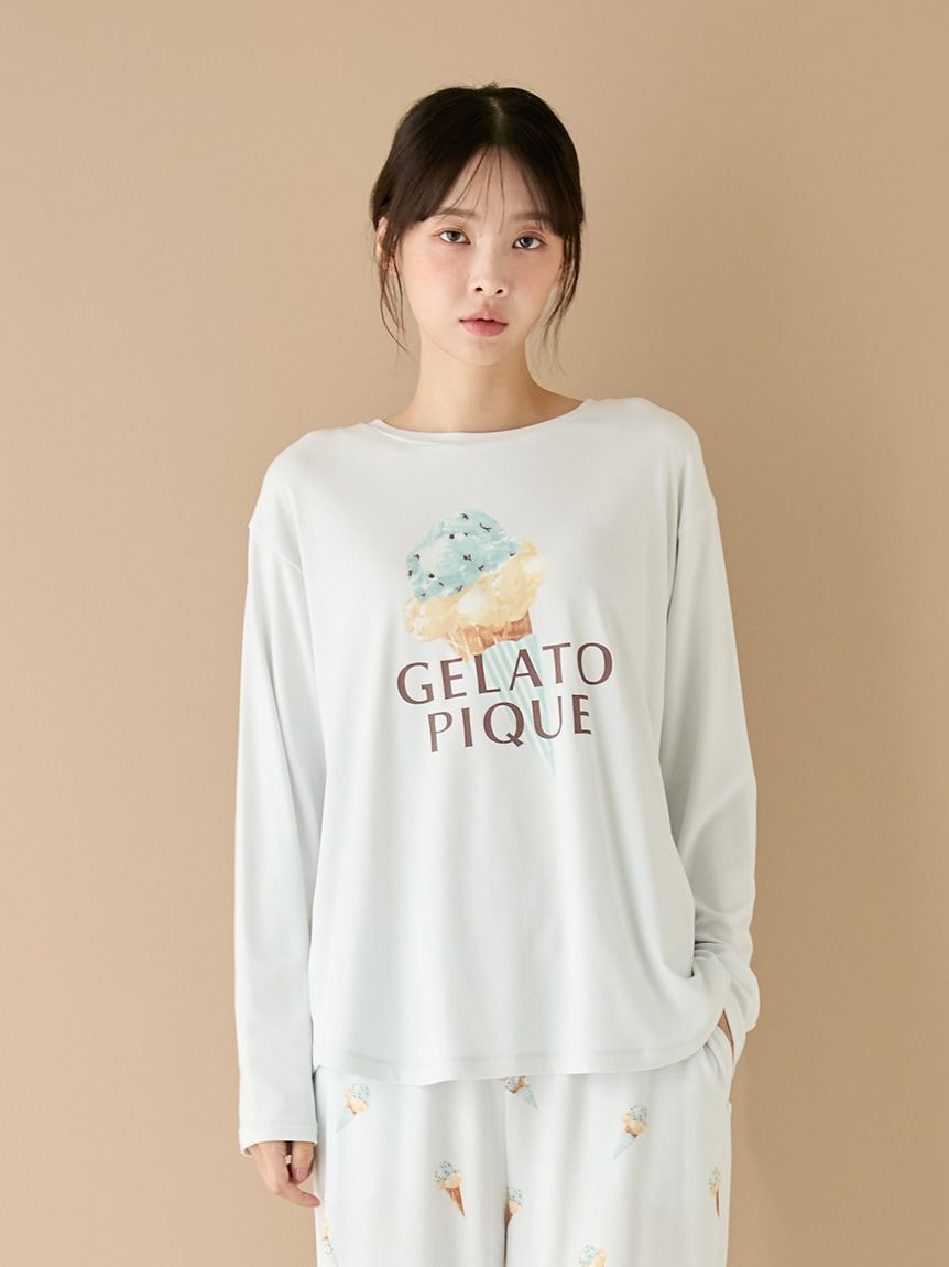 gelato pique「アイスワンポイントロンT」|ルームウェア|