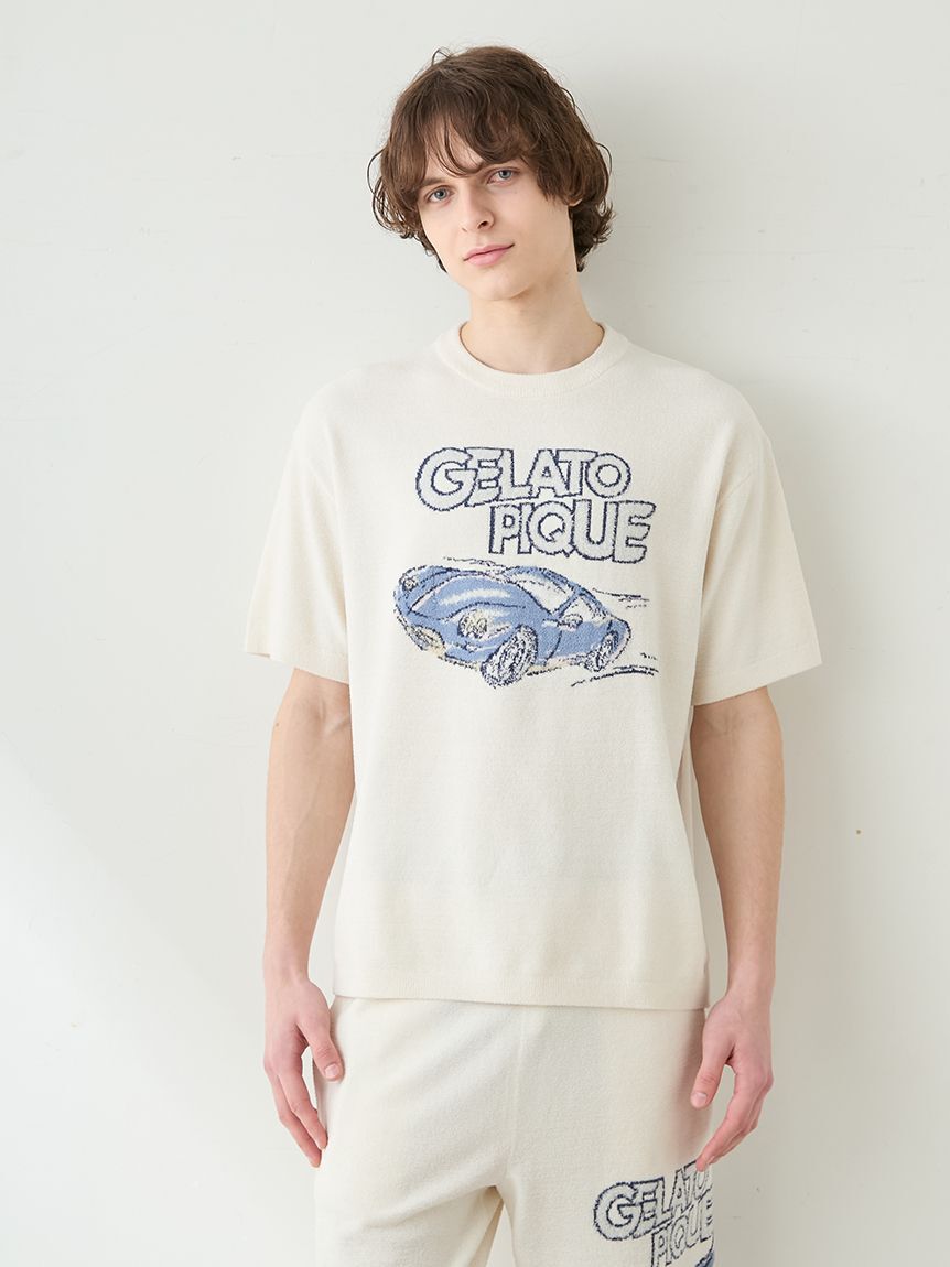 GELATO PIQUE HOMME「【HOMME】エアリーモコスタービークルジャガードプルオーバー」|プルオーバー|