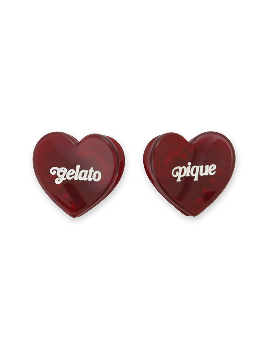 gelato pique「ハートミニヘアクリップ2点セット」|その他|