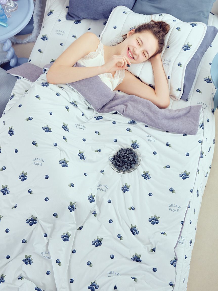 gelato pique Sleep「【Sleep】【接触冷感】【抗菌防臭】フルーツ柄もちもちリバーシブルケット」|その他|