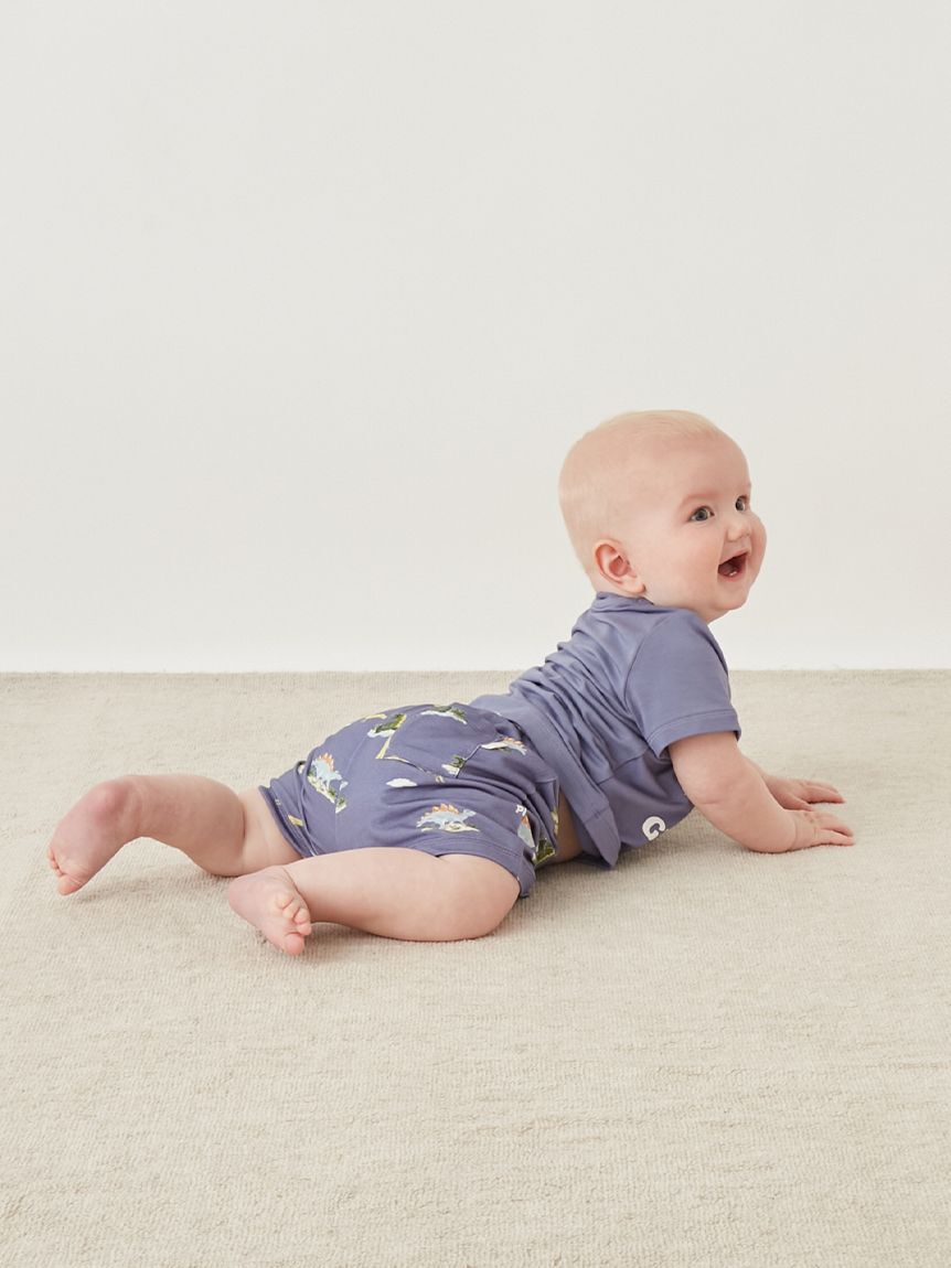 GELATO PIQUE KIDS & BABY「【BABY】【接触冷感】スリーピングダイナソー柄ショートパンツ」|その他ベビーウェア|